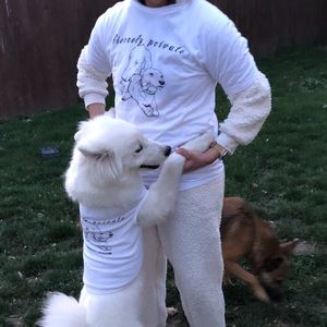 MFM Fiercely Private Dog t shirt. Size XL (46-70 lbs)